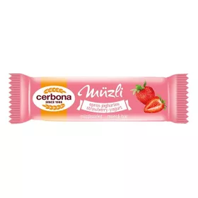 Müzliszelet CERBONA eper ízű joghurtos bevonóval 20 g