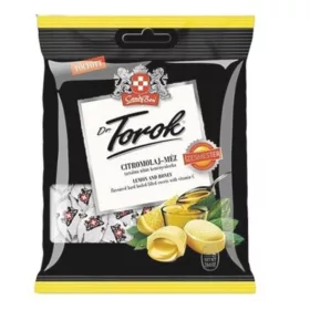   DR TOROK Töltött keménycukorka DR. TOROK citromolajjal és mézzel 75 g