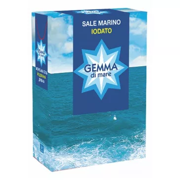 Tengeri só SALINS GEMMA finom jódozott 1 kg