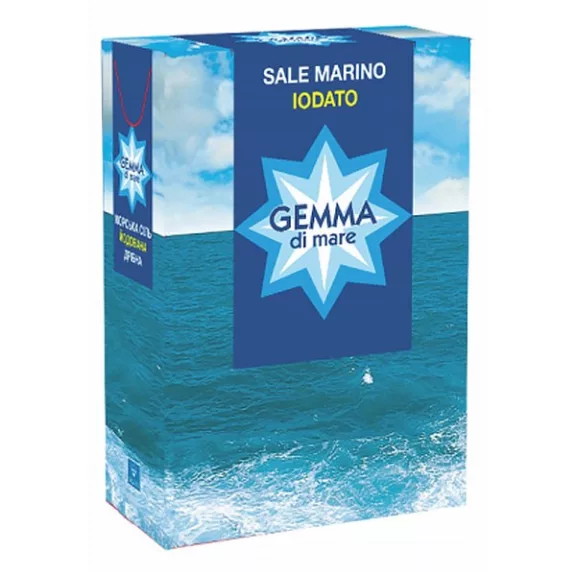 Tengeri só SALINS GEMMA finom jódozott 1 kg Tengeri só SALINS GEMMA finom jódozott 1 kg