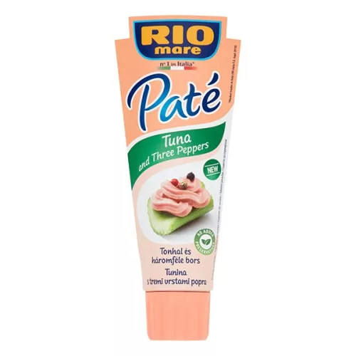 Tonhalpástétom RIO MARE Paté 3 borssal 100 g