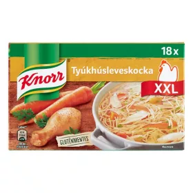Ételízesítő KNORR Tyúkhúsleveskocka 180 g