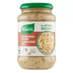 Üveges szósz KNORR Tejszínes gombás 400 g