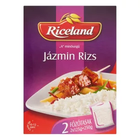 Főzőtasakos rizs RICELAND Jázmin 2x125 g