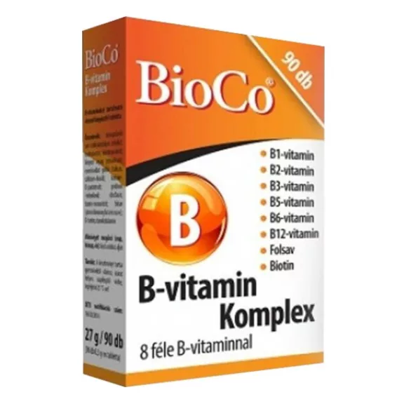 Vitamin BIOCO B-vitamin Komplex 90 darab Vitamin BIOCO B-vitamin Komplex 90 darab