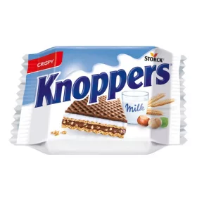Töltött ostya KNOPPERS mogyorós és tejes 25 g