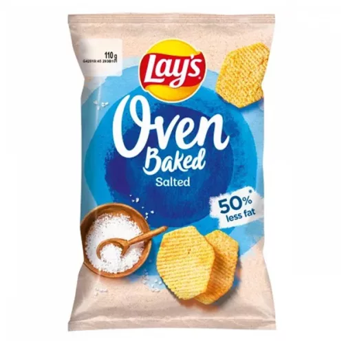 Burgonyachips LAY'S Oven Baked sós 110 g