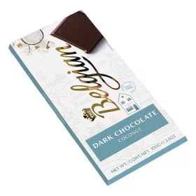   Csokoládé BELGIAN Dark Coconut kókuszos étcsokoládé 100 g