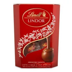   Csokoládé LINDT Lindor Milk tejcsokoládé golyók díszdobozban 50 g