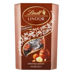   Csokoládé LINDT Lindor Hazelnut tejcsokoládé golyók díszdobozban 200 g