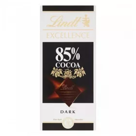 Csokoládé LINDT Excellence 85% Cocoa étcsokoládé 100 g