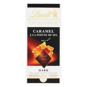   Csokoládé LINDT Excellence karamellás tengeri sós étcsokoládé 100 g