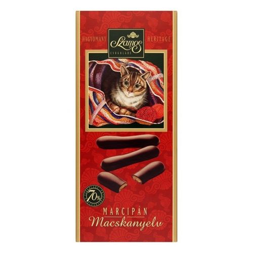 Csokoládé SZAMOS Macskanyelv díszdoboz 120 g