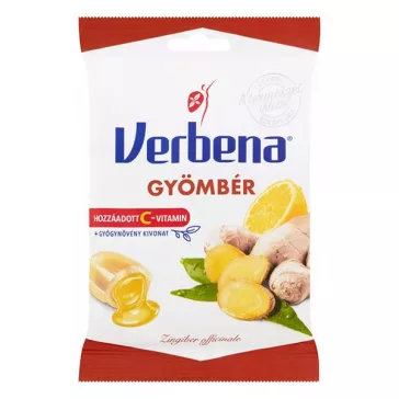 Töltött keménycukorka VERBENA gyömbér 60 g