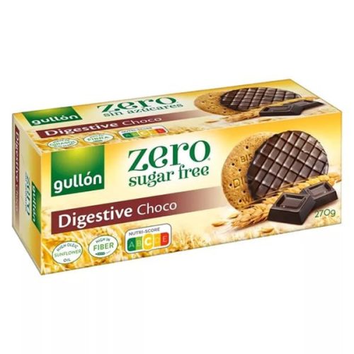 Keksz GULLON Digestiva cukormentes korpás csokoládés 270 g