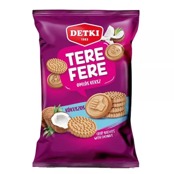 Keksz DETKI Tere-Fere kókuszos 180 g Keksz DETKI Tere-Fere kókuszos 180 g