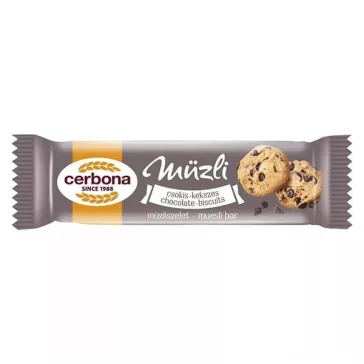 Müzliszelet CERBONA kekszes-csokoládés 20 g