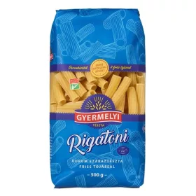 Száraztészta rigatoni GYERMELYI 2 tojásos durum 500 g