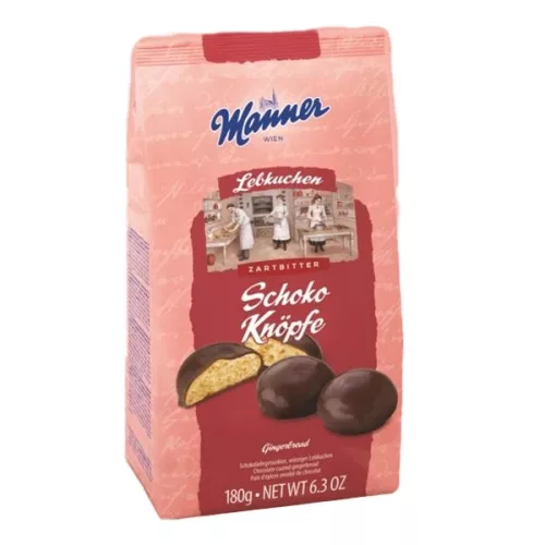 Mézeskalács MANNER Knöpfe mézeskalácsos puszedli 180 g