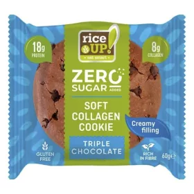 Rizskeksz RICE UP Zero collagen-protein triplacsoki 60 g
