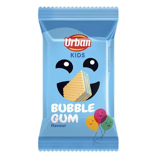 Töltött ostya URBAN Kids rágógumis szelet 20 g