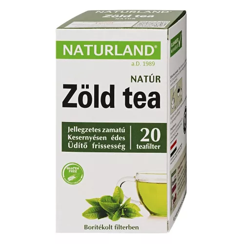 Zöld tea NATURLAND 20 filter/doboz