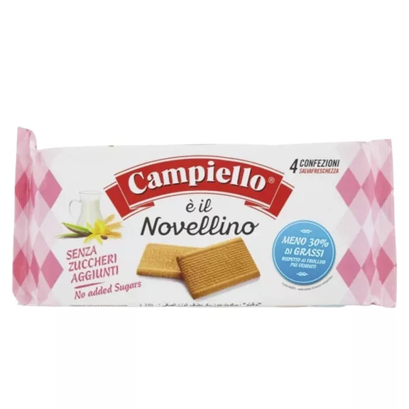 - Keksz CAMPIELLO Novellino cukormentes keksz 350 g - Keksz CAMPIELLO Novellino cukormentes keksz 350 g