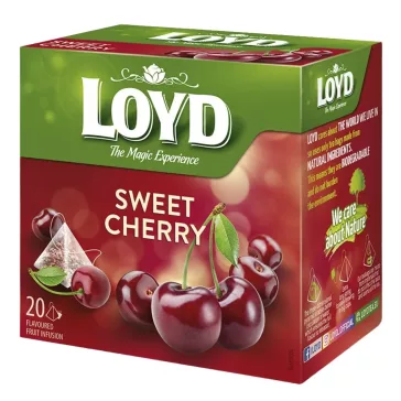 Gyümölcstea LOYD Piramis meggy 20x2 g