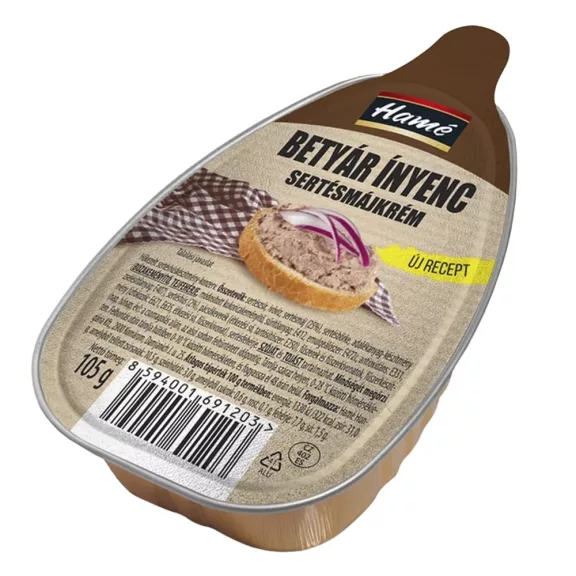 Sertésmájkrém HAMÉ betyár ínyenc 105 g Sertésmájkrém HAMÉ betyár ínyenc 105 g