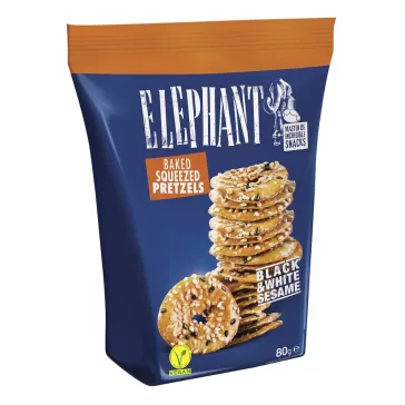 Tallér chips ELEPHANT szezámos 80 g