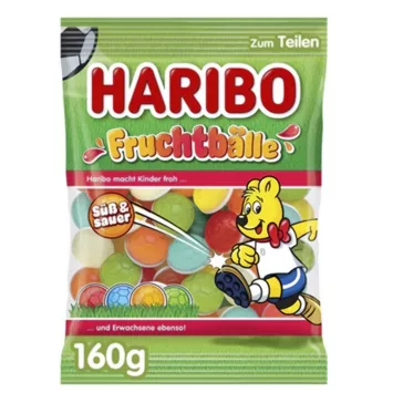 Gumicukor HARIBO Fruchtbälle 160 g