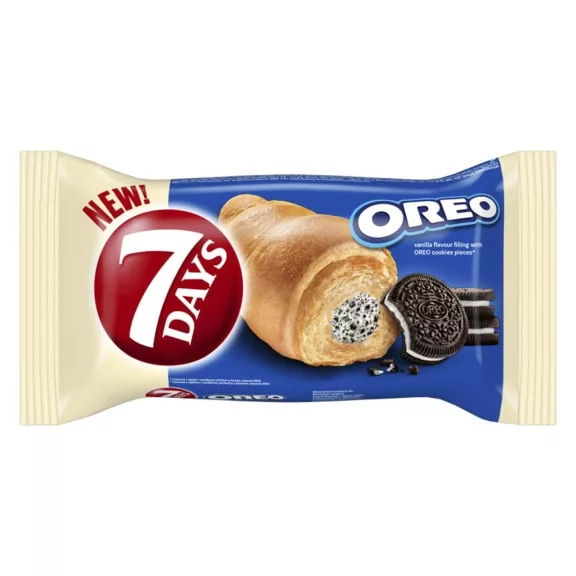 Croissant 7DAYS Oreo keksz töltelékkel 60 g Croissant 7DAYS Oreo keksz töltelékkel 60 g