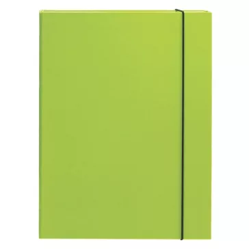 Füzetbox OPTIMA A/4 3 cm-es gerinccel zöld