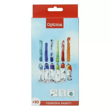 Tempera OPTIMA 12 ml 10  darabos
