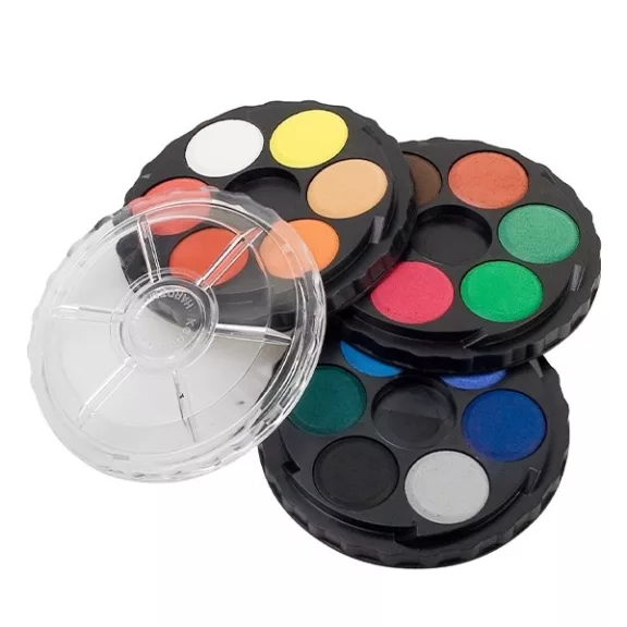 Vízfesték KOH-I-NOOR 22,5 mm kerek 18 darabos Vízfesték KOH-I-NOOR 22,5 mm kerek 18 darabos