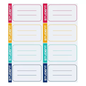 Füzetcímkék