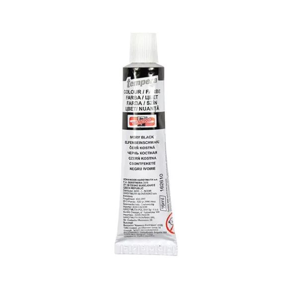 Tempera KOH-I-NOOR 162610 16ml csontfekete Tempera KOH-I-NOOR 162610 16ml csontfekete