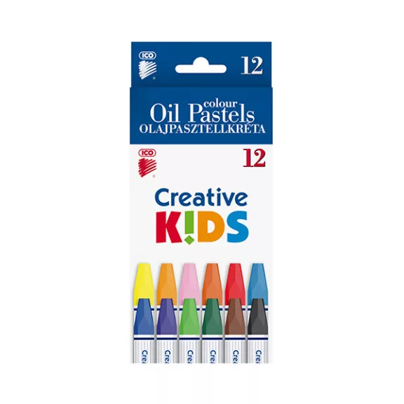 Olajpasztell ICO Creative Kids 12 darabos Olajpasztell ICO Creative Kids 12 darabos