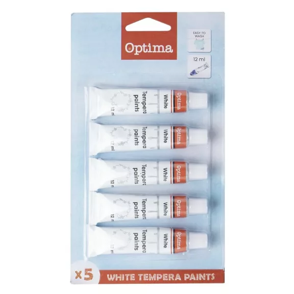 Tempera OPTIMA fehér 12 ml 5 darabos Tempera OPTIMA fehér 12 ml 5 darabos