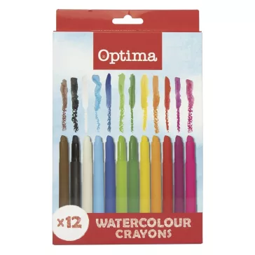 Zsírkréta OPTIMA kerek 12 színű
