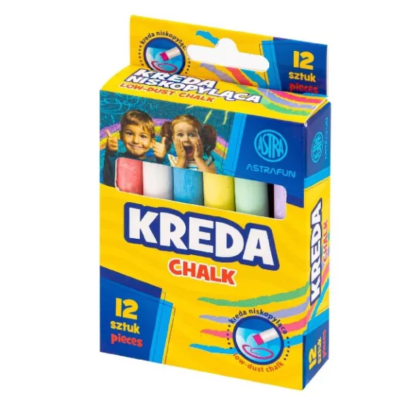 Táblakréta ASTRA FUN 2x6 szín Táblakréta ASTRA FUN 2x6 szín