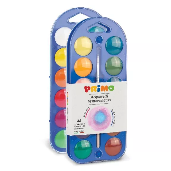 Vízfesték PRIMO 25 mm 24 darabos Vízfesték PRIMO 25 mm 24 darabos