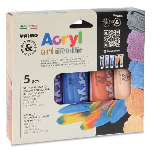 Akrilfesték készlet PRIMO neon 5x75 ml