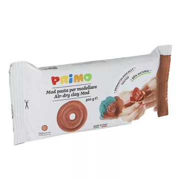 Gyurma PRIMO modellező levegőn száradó 500 g terracotta