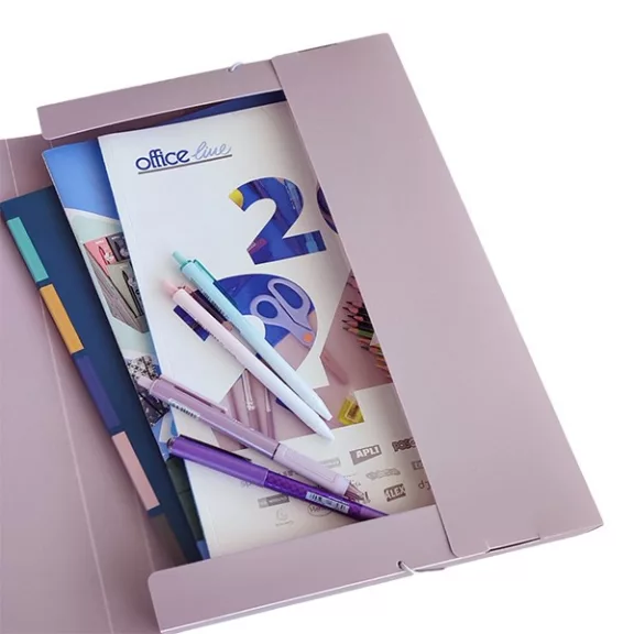 Füzetbox SPOKO ReLeaf PP A/4 30 mm SoftTouch lila Füzetbox SPOKO ReLeaf PP A/4 30 mm SoftTouch lila