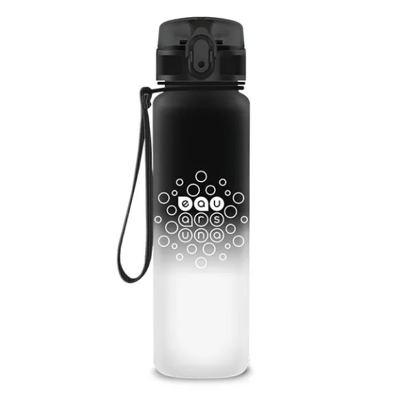 Kulacs ARS UNA műanyag matt BPA-mentes ombre 600 ml Black & White Kulacs ARS UNA műanyag matt BPA-mentes ombre 600 ml Black & White