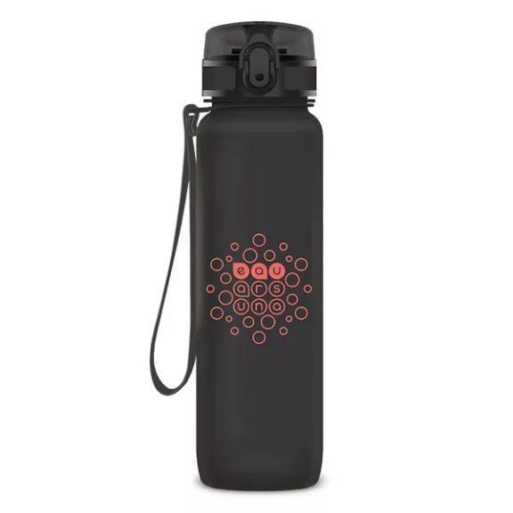Kulacs ARS UNA műanyag matt BPA-mentes motivációs 1 liter Dark grey Kulacs ARS UNA műanyag matt BPA-mentes motivációs 1 liter Dark grey