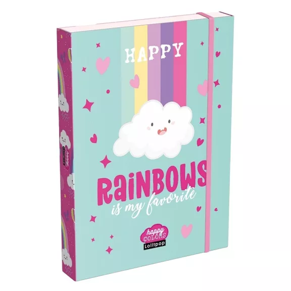 Füzetbox LIZZYSULI A/5 Lollipop Rainbow Füzetbox LIZZYSULI A/5 Lollipop Rainbow