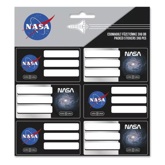 Füzetcímke ARS UNA 18 darabos Nasa 5562 Füzetcímke ARS UNA 18 darabos Nasa 5562