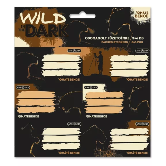 Füzetcímke ARS UNA 18 darabos Wild In The Dark Füzetcímke ARS UNA 18 darabos Wild In The Dark